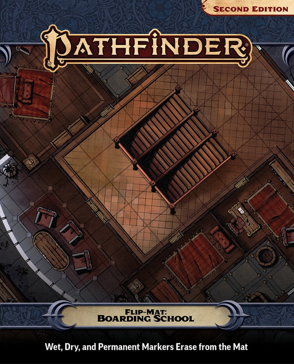 Pathfinder RPG: Flip-Mat - Boarding School from Paizo Publishing image 1