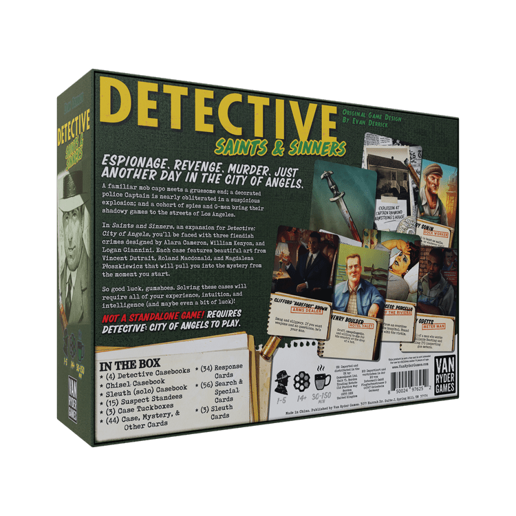 Detective City of Angels: Saints and Sinners Expansion