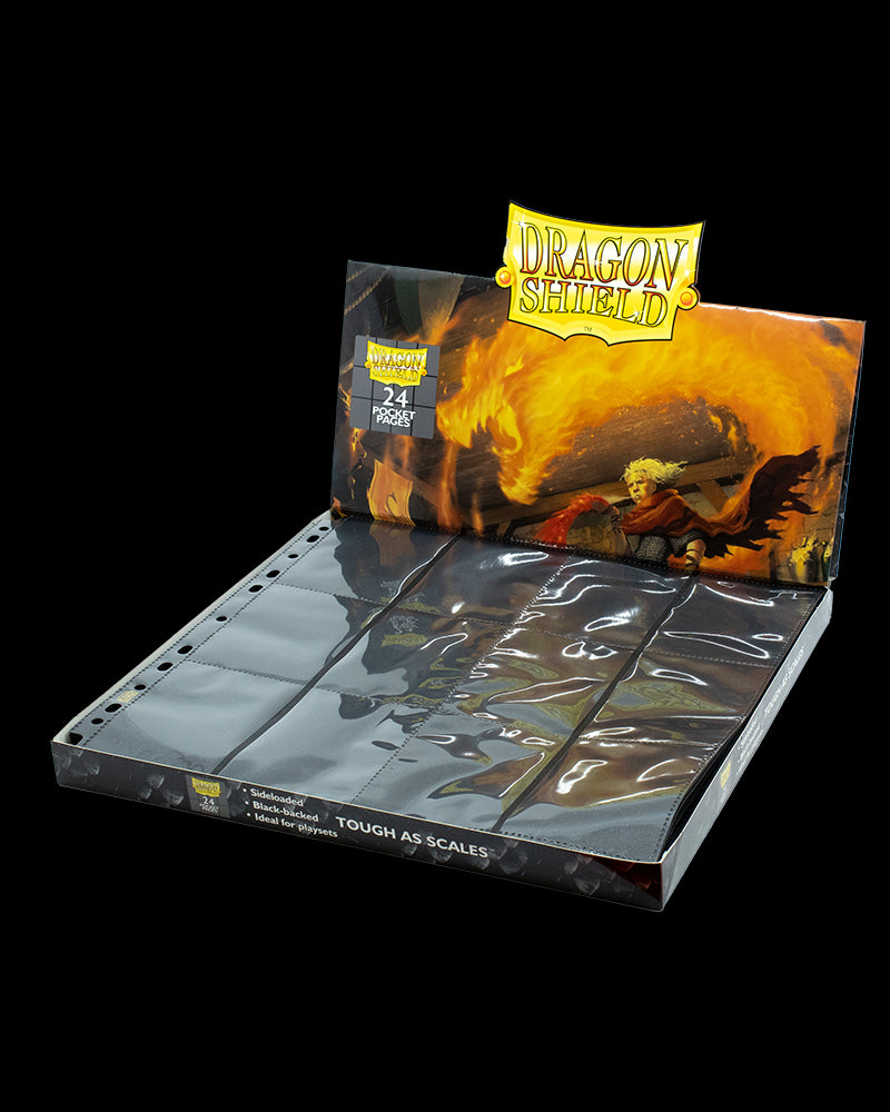 Dragon Shield: (50) 24-Pocket Binder Pages - Clear from Arcane Tinmen image 4