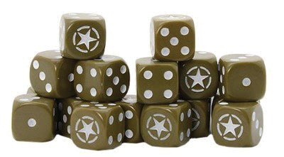 Bolt Action: Allied Star D6 Pack (16)