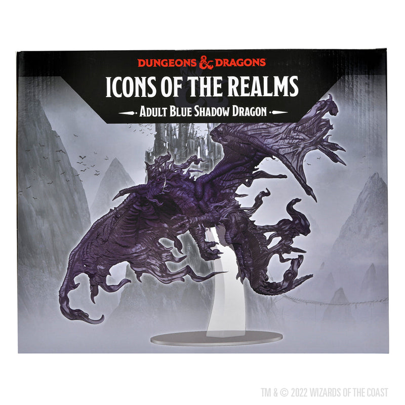 Dungeons & Dragons: Icons of the Realms Adult Blue Shadow Dragon from WizKids image 16