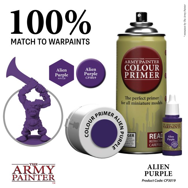 Colour Primer: Alien Purple from The Army Painter image 4
