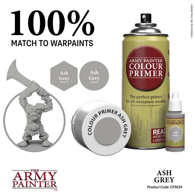 Colour Primer: Ash Grey from The Army Painter image 4