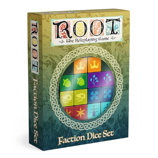 Root: The Roleplaying Game - Faction Dice Set by Magpie Games | Watchtower.shop