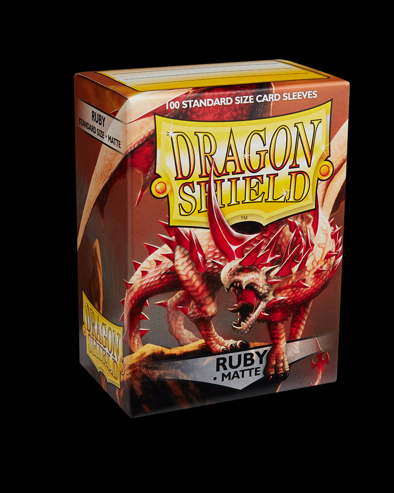 Dragon Shields: (100) Matte Ruby from Arcane Tinmen image 10