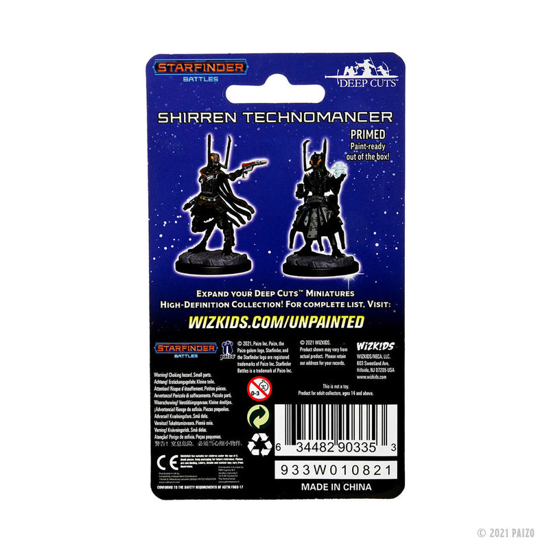 Starfinder Deep Cuts Unpainted Miniatures: W15 Shirren Technomancer from WizKids image 6