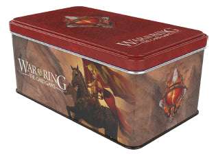 War of the Ring: Card Game - Shadow Card Box and Sleeves (Red Bannerman Version)