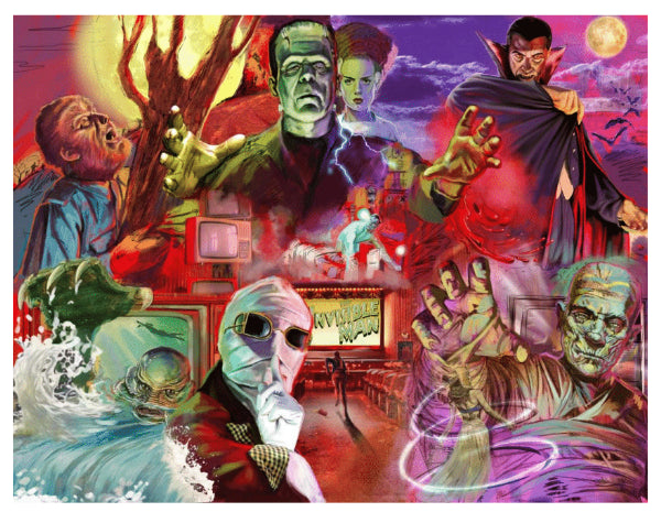 Universal Monsters: 2000pc Puzzle