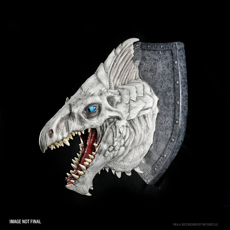 Dungeons & Dragons: Replicas of the Realms - White Dragon Trophy Plaque