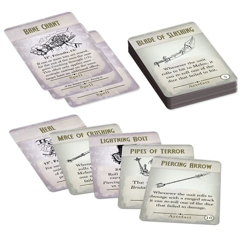 Kings of War: 3rd Edition - Spell & Artefact Cards 3rd Edition (Mantic Essentials)