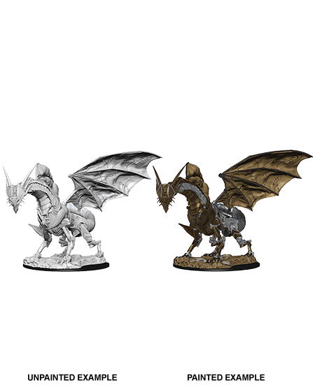 Pathfinder Deep Cuts Unpainted Miniatures: W09 Clockwork Dragon from WizKids image 2