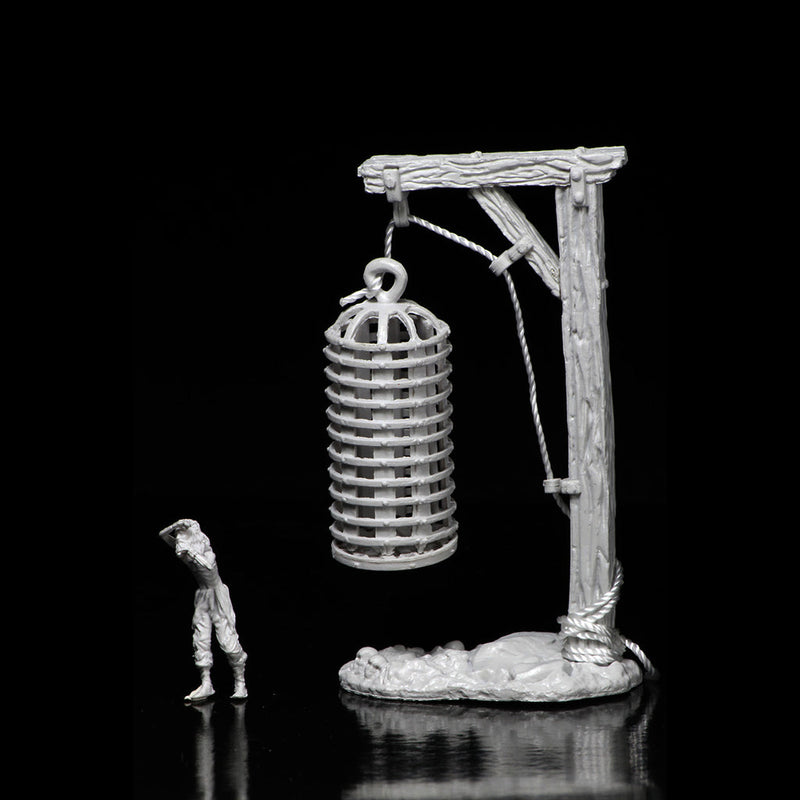 WizKids Deep Cuts Unpainted Miniatures: W12.5 Hanging Cage (See WZK 73874 for available inventory) from WizKids image 2