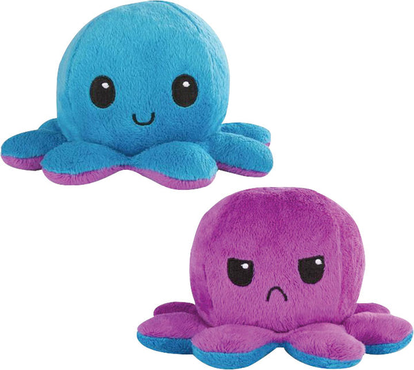 Reversible Octopus Plushie: Purple and Blue