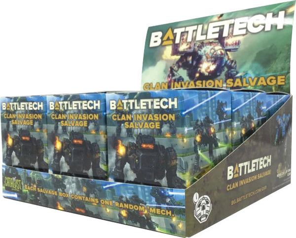 BattleTech: Clan Invasion Salvage Blind Box (Counter Display Pack of 9)
