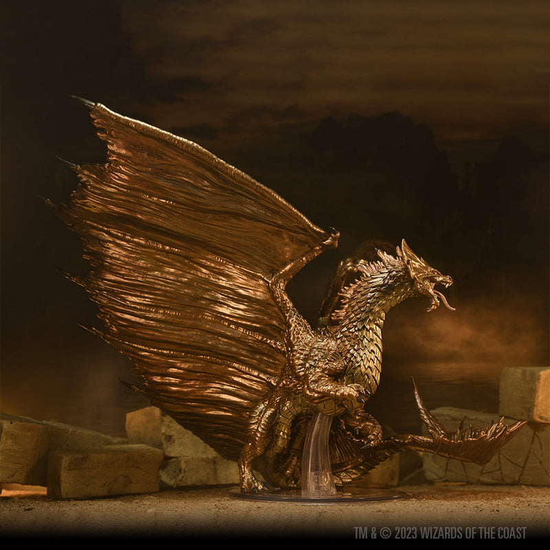 Dungeons & Dragons: Icons of the Realms - Adult Brass Dragon from WizKids image 36