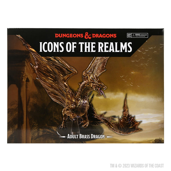 Dungeons & Dragons: Icons of the Realms - Adult Brass Dragon from WizKids image 20