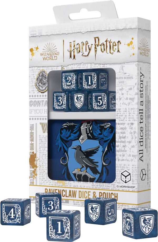 Harry Potter Ravenclaw D6 Dice & Pouch Set