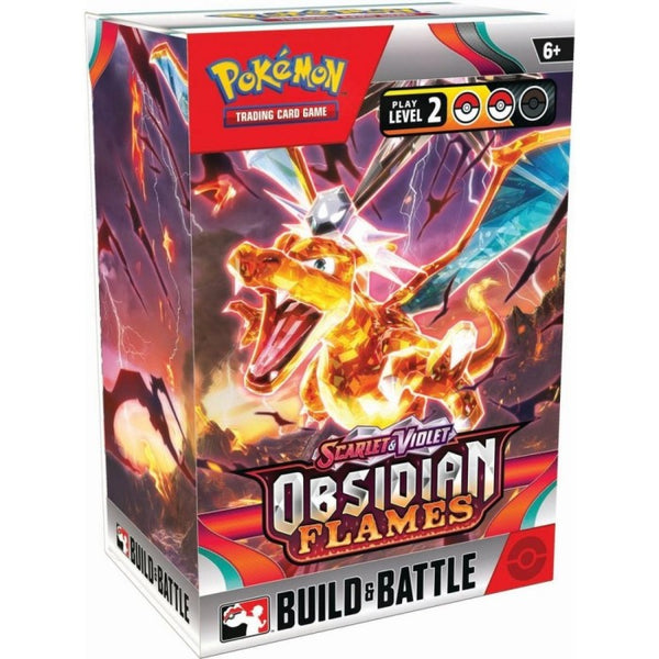 Pokemon TCG: Scarlet & Violet - Obsidian Flames Build & Battle Box Display (10)