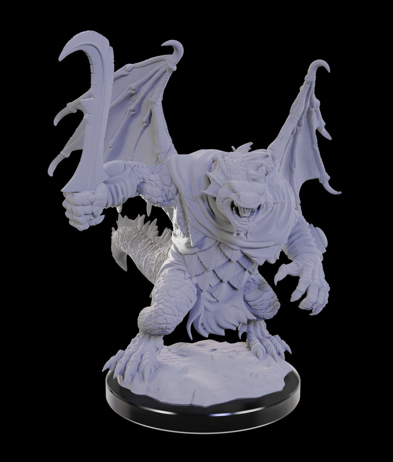 Dungeons & Dragons: Nolzur's Marvelous Unpainted Miniatures - Draconian Mage & Foot Soldier