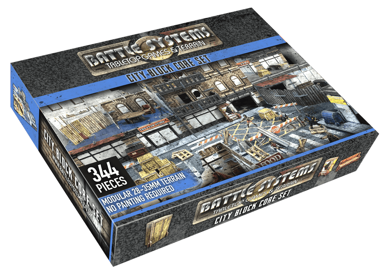 Battle Systems Terrain: Urban City Block Core Set