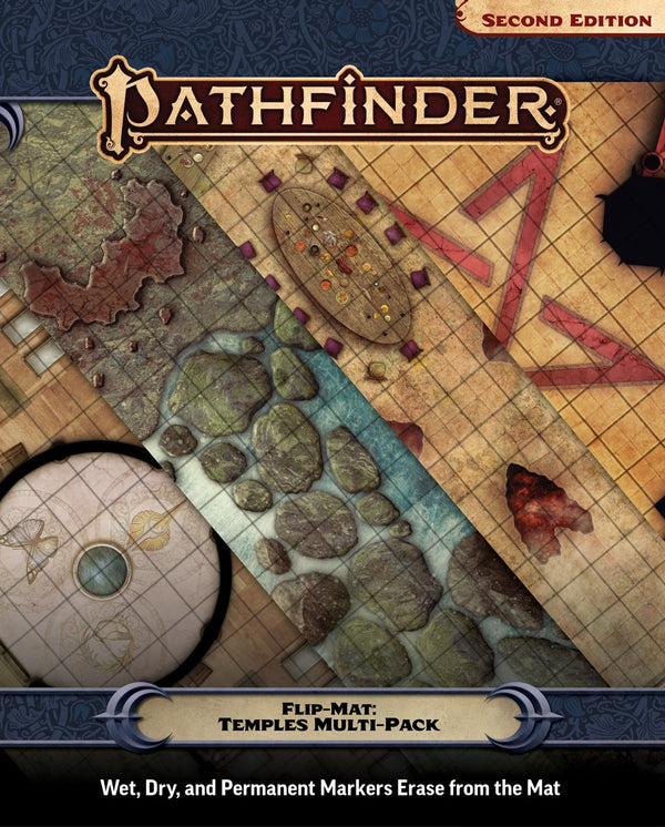 Pathfinder RPG: Flip-Mat - Temples Multi-Pack from Paizo Publishing image 1