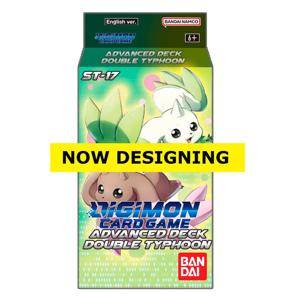 Digimon TCG: Advanced Deck Set - Double Typhoon Display (8) (ST17)
