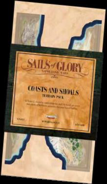 Sails of Glory: Terrain Pack - Coasts and Shoals