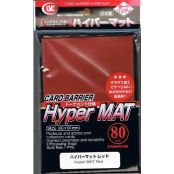 Sleeves: Hyper Matte Red (80)