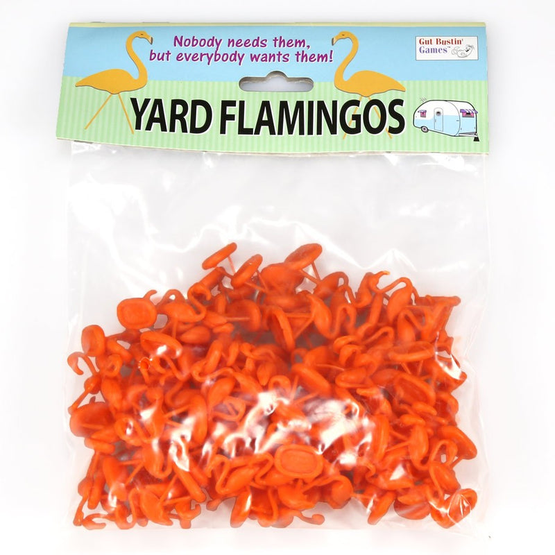 Trailer Park Wars!: Orange Yard Flamingos (100)