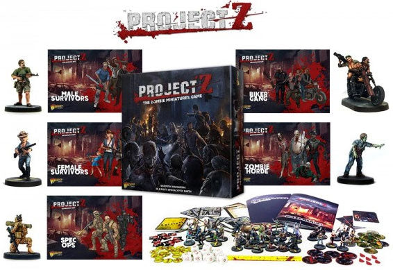 Project Z: The Zombie Miniatures Game Trade Launch Bundle SMALL