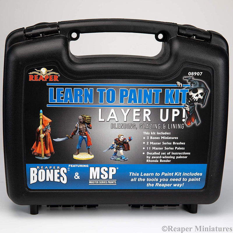 Learn to Paint Kit: Layer Up! - Base Coats Layering and Glazing (Bones)