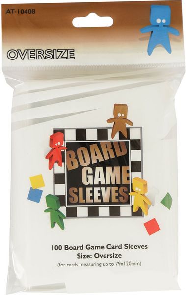 Oversize Board Game Sleeves 79mm x 120mm (100)