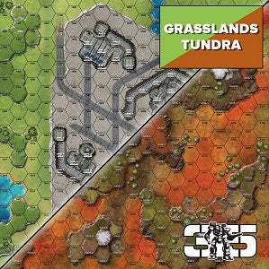 BattleTech: Battle Mat - Grasslands/Tundra