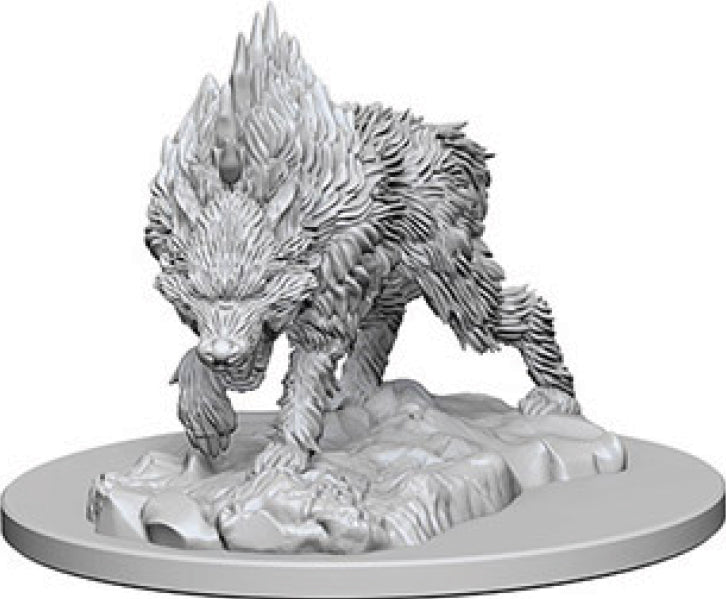 Pathfinder Deep Cuts Unpainted Miniatures: W04 Dire Wolf