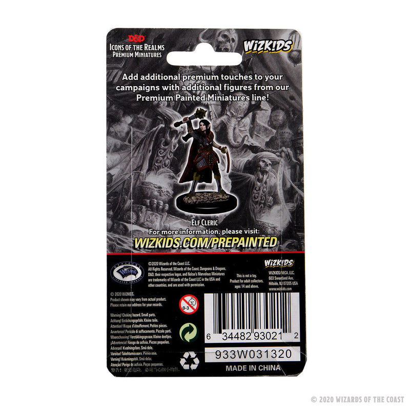 Dungeons & Dragons: Icons of the Realms Premium Figures Elf Female Cleric from WizKids image 6