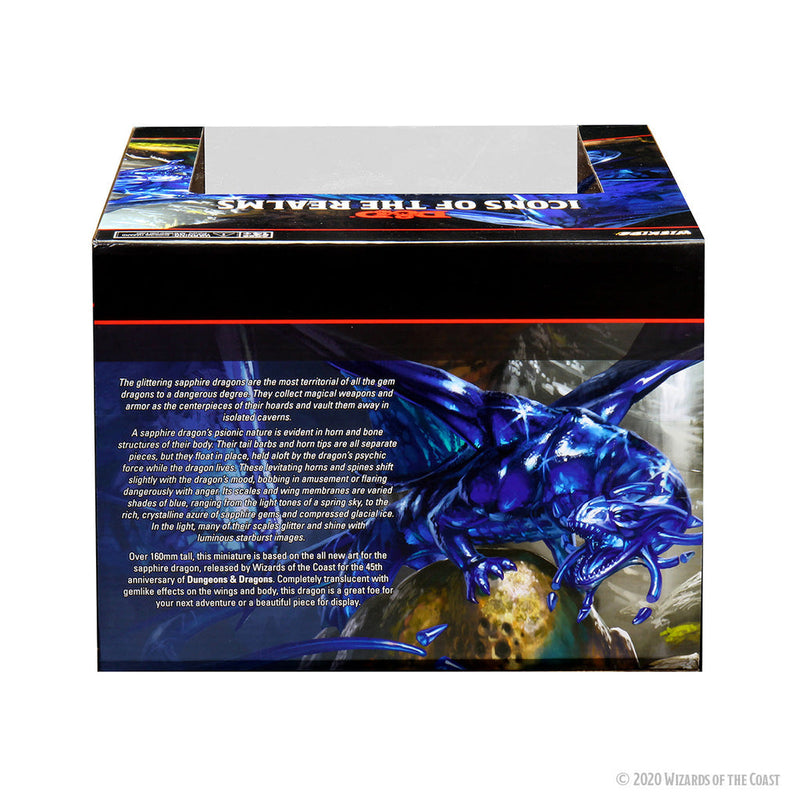 Dungeons & Dragons: Icons of the Realms Sapphire Dragon Premium Figure from WizKids image 15