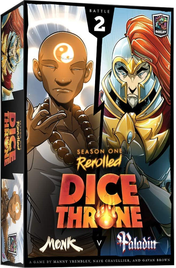 Dice Throne: Season 1 Rerolled - Box 2 - Monk vs Paladin by Roxley Games | Watchtower