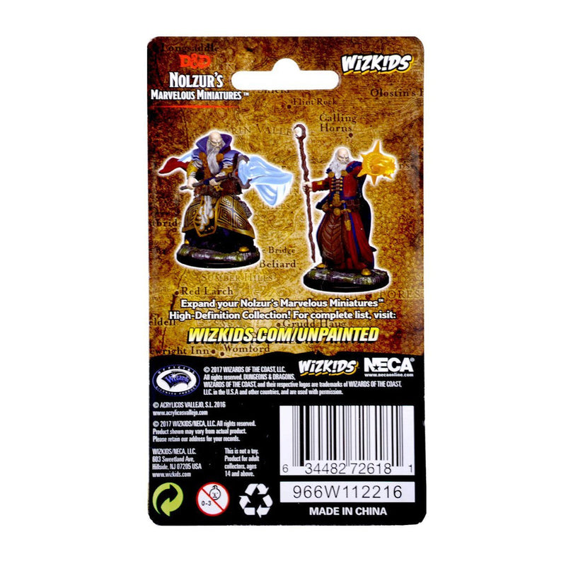 Dungeons & Dragons Nolzur's Marvelous Unpainted Miniatures: W01 Human Male Wizard from WizKids image 6