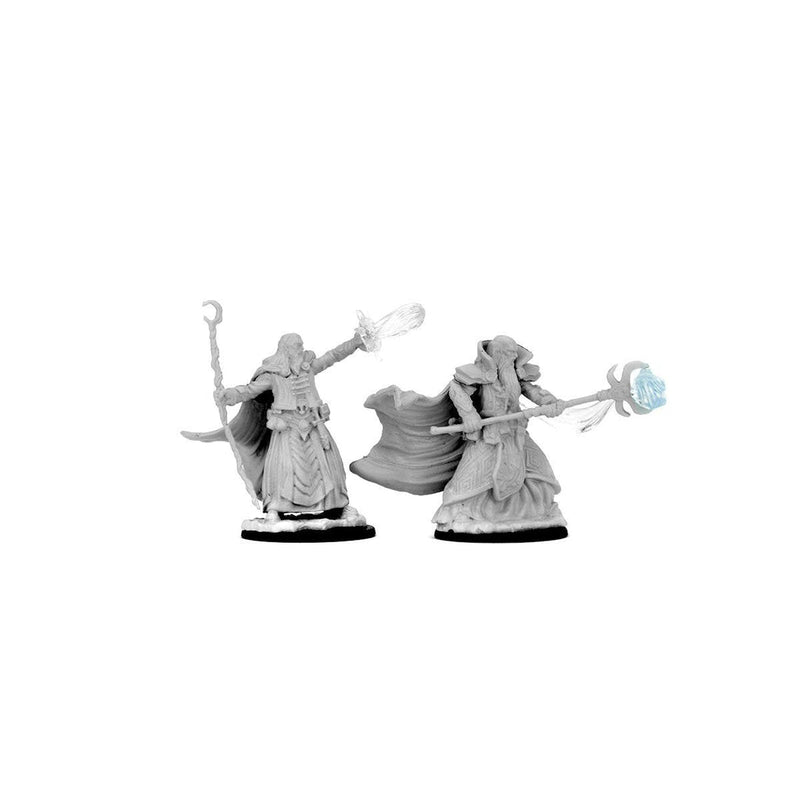 Dungeons & Dragons Nolzur's Marvelous Unpainted Miniatures: W01 Human Male Wizard from WizKids image 7