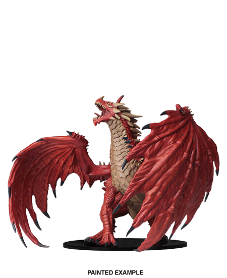 Pathfinder Deep Cuts Unpainted Miniatures: Gargantuan Red Dragon from WizKids image 4