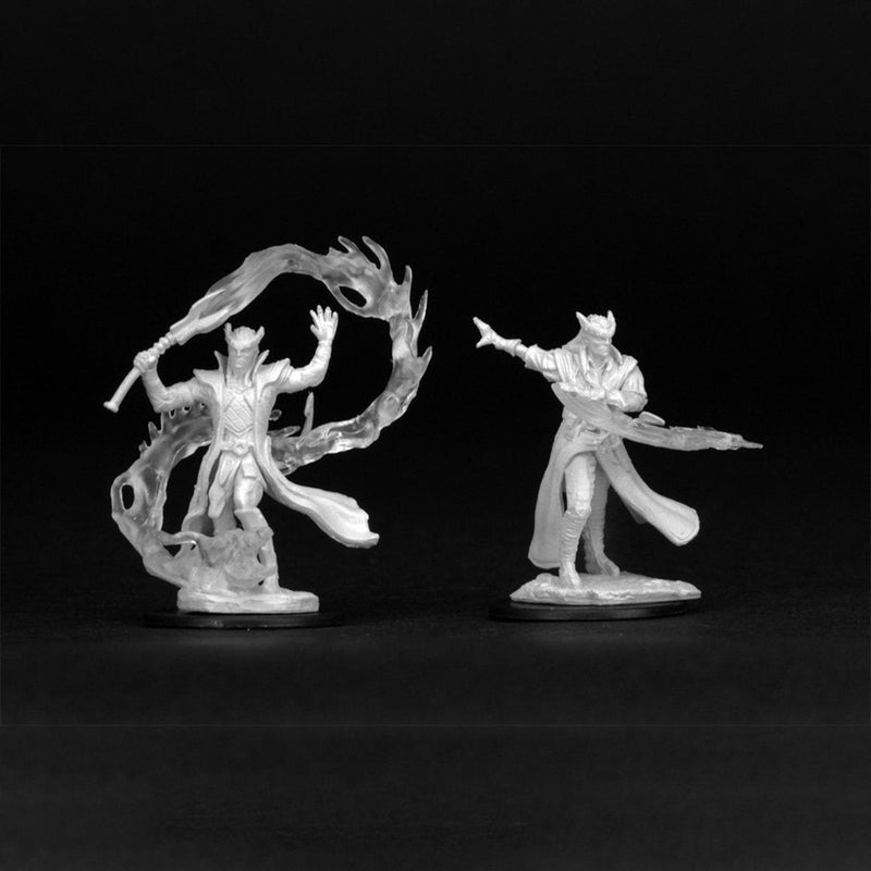 Dungeons & Dragons Nolzur's Marvelous Unpainted Miniatures: W04 Tiefling Male Sorcerer from WizKids image 7