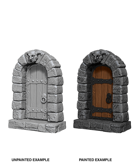 WizKids Deep Cuts Unpainted Miniatures: W05 Doors from WizKids image 6