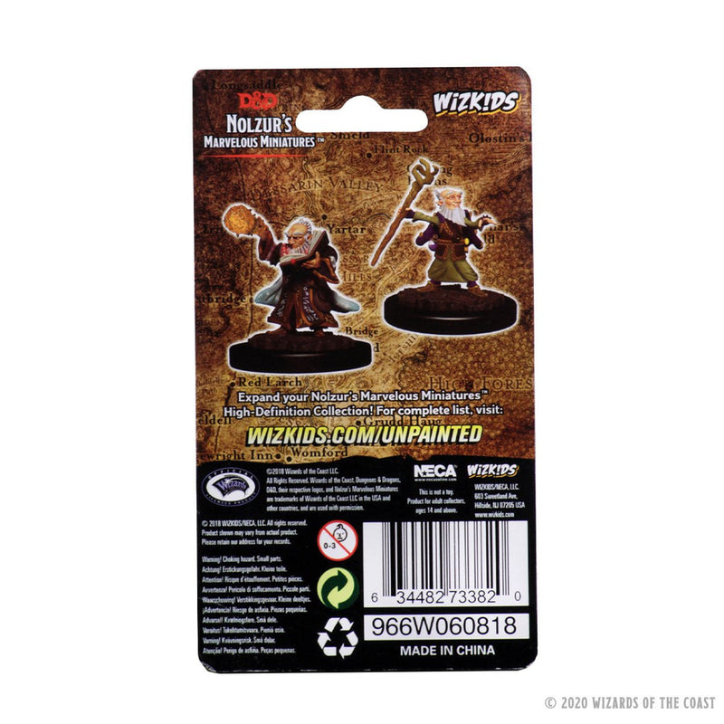 Dungeons & Dragons Nolzur's Marvelous Unpainted Miniatures: W06 Male Gnome Wizard from WizKids image 5