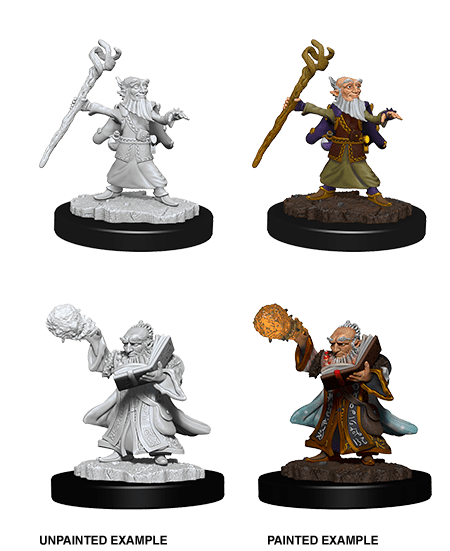Dungeons & Dragons Nolzur's Marvelous Unpainted Miniatures: W06 Male Gnome Wizard from WizKids image 6