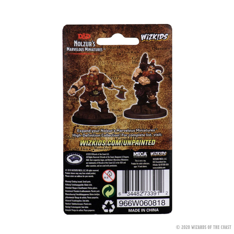 Dungeons & Dragons Nolzur's Marvelous Unpainted Miniatures: W06 Dwarf Male Barbarian from WizKids image 8
