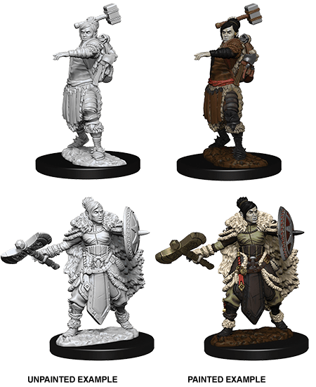 Dungeons & Dragons Nolzur's Marvelous Unpainted Miniatures: W09 Female Half-Orc Barbarian from WizKids image 10