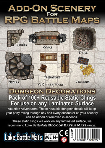 Battle Mats: Add-On Scenery for RPG Battle Maps - Dungeon Decorations