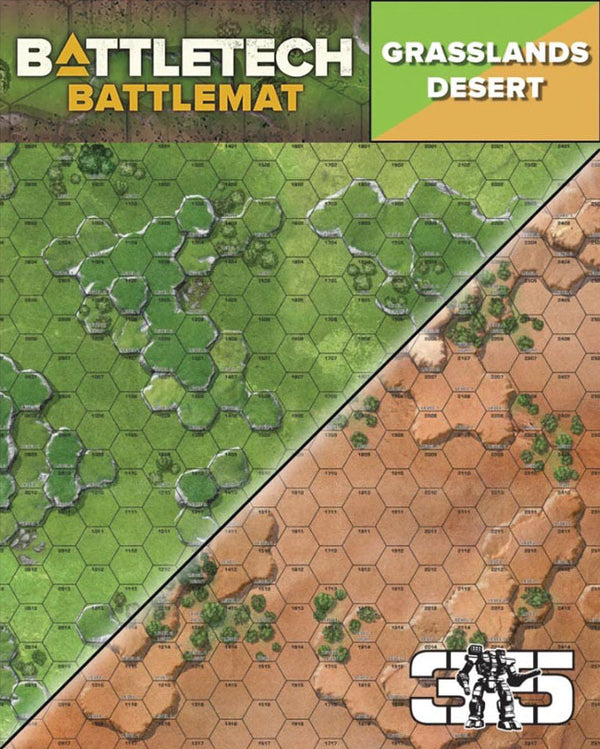 BattleTech: Battle Mat - Grasslands Desert by Catalyst Game Labs | Watchtower.shop