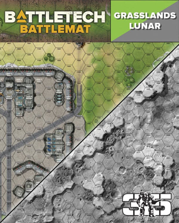 BattleTech: Battle Mat - Grasslands Lunar by Catalyst Game Labs | Watchtower.shop
