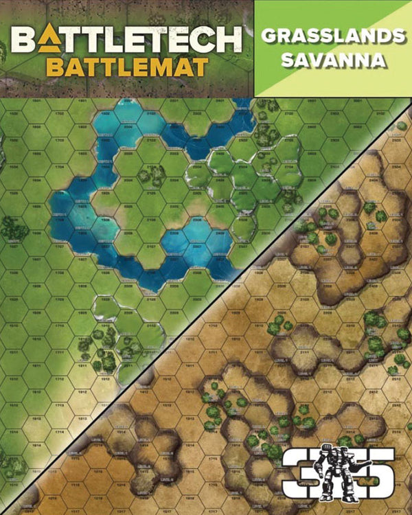 BattleTech: Battle Mat - Grasslands Savanna by Catalyst Game Labs | Watchtower.shop